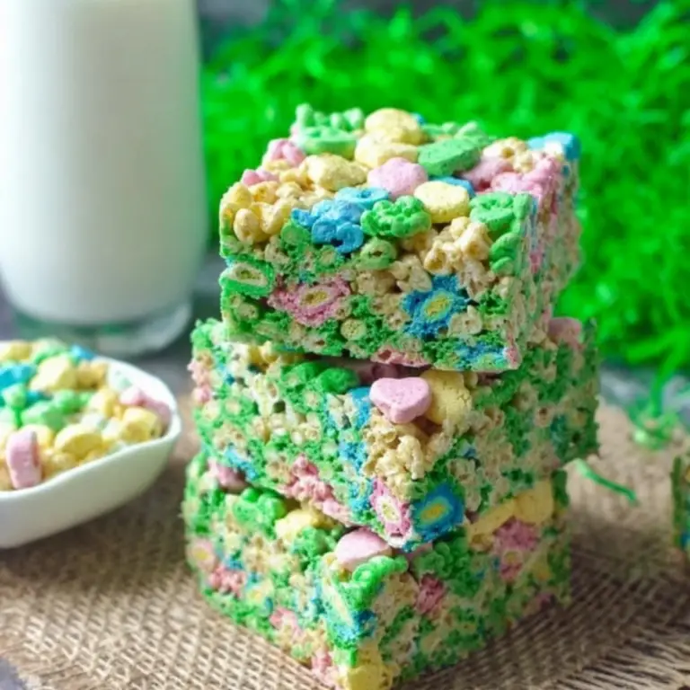 Lucky Charms Rice Krispie Treats