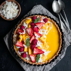 Mango Curd Tart