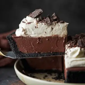 No Bake Baileys Chocolate Pie