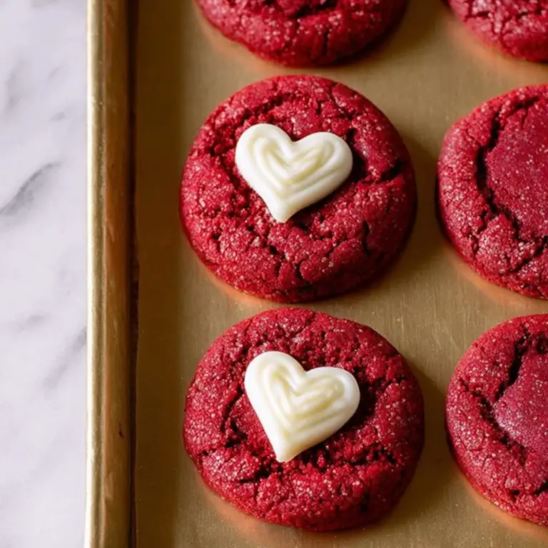 Red Velvet Sugar Cookies