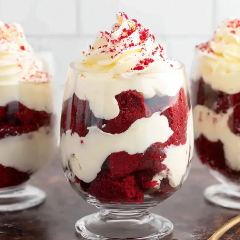 Red Velvet Trifle Cups
