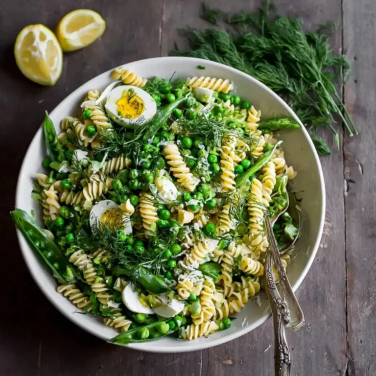 Spring Pea Pasta Salad