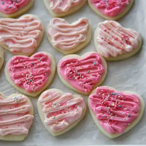 Valentine Sugar Cookies