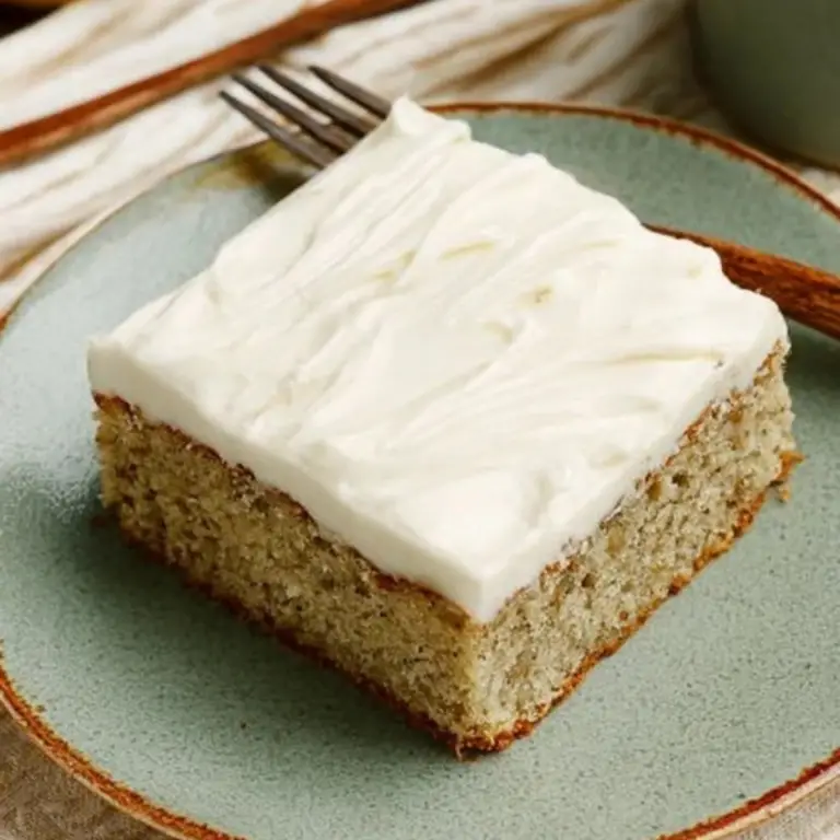 Banana Bars with Cream Cheese Frosting