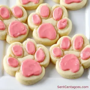 Bunny Paw Print Cookies