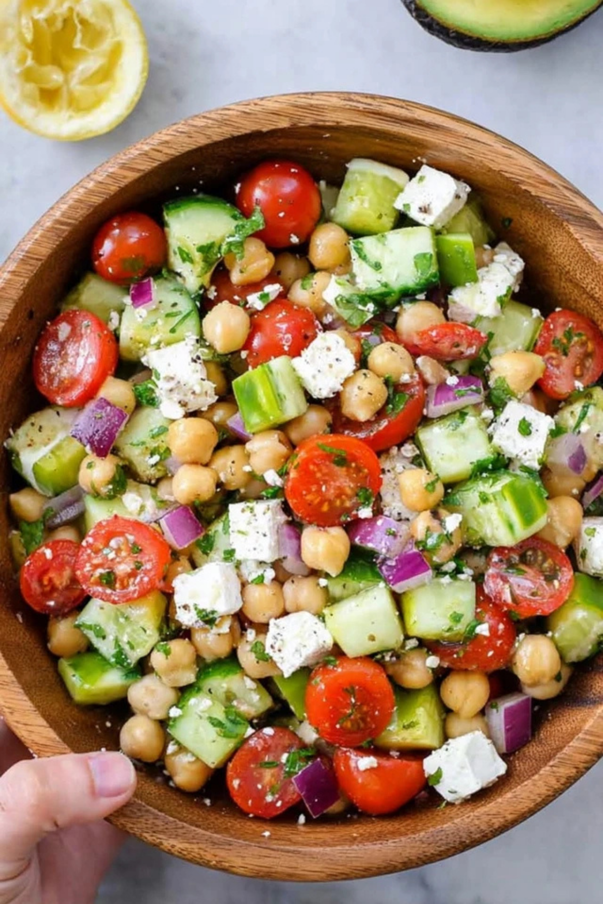 Chickpea Feta Salad (1)