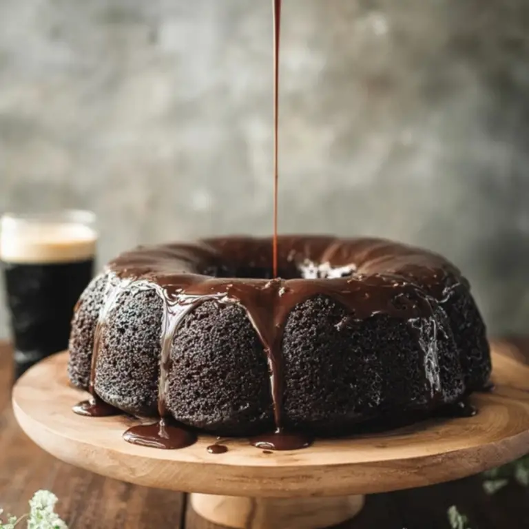 Chocolate Guinness Cake with Chocolate Ganache