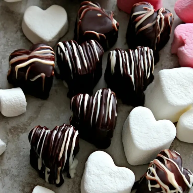 Chocolate Marshmallow Hearts