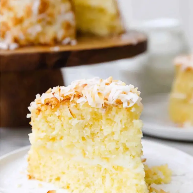 Coconut Custard Cake