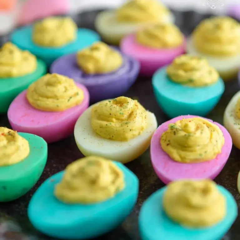 Colored Deviled Eggs