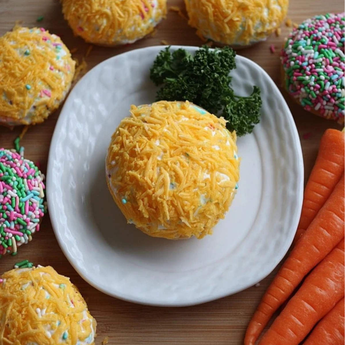 Easter Carrot Cheese Ball