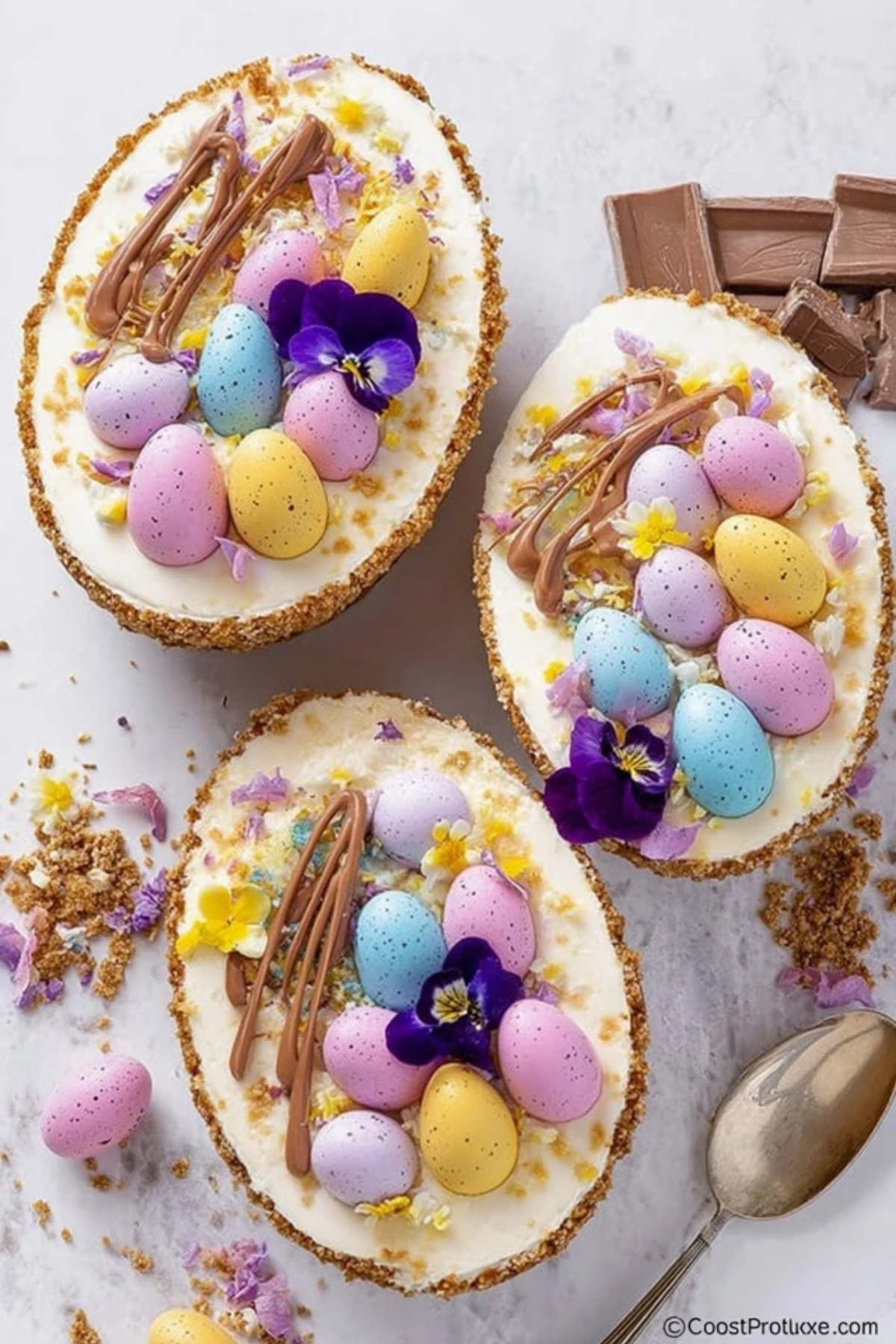 Easter Egg Cheesecake