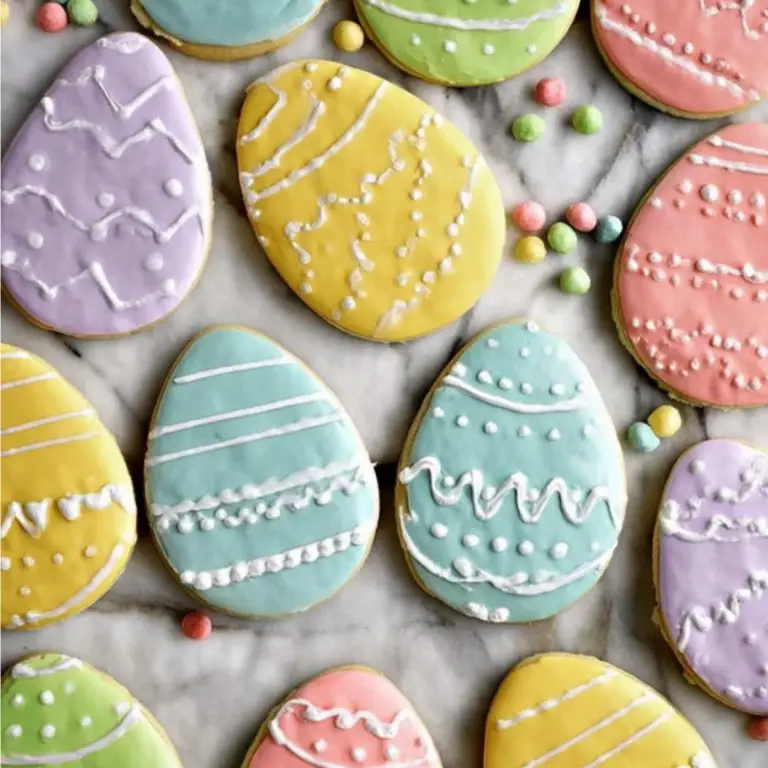 Easter Egg Sugar Cookies