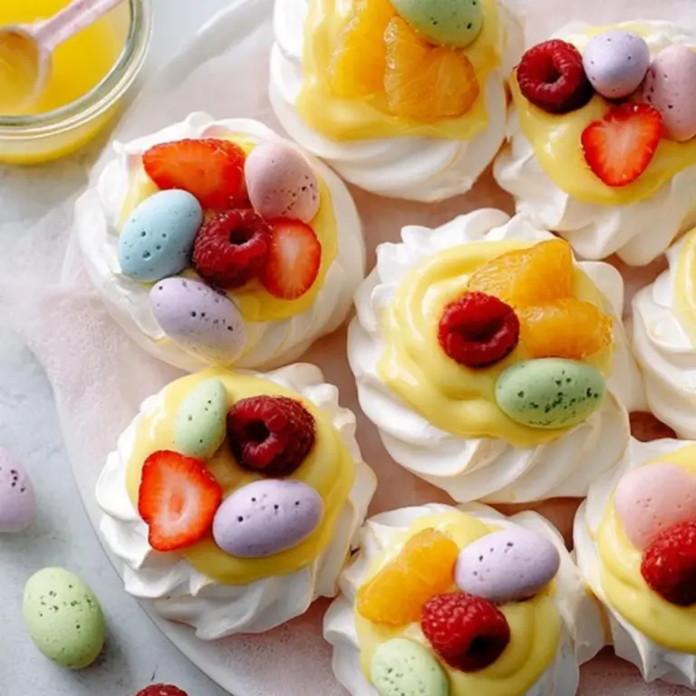 Easter Meringue Cups