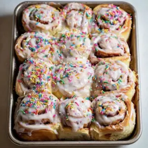 Funfetti Cinnamon Rolls