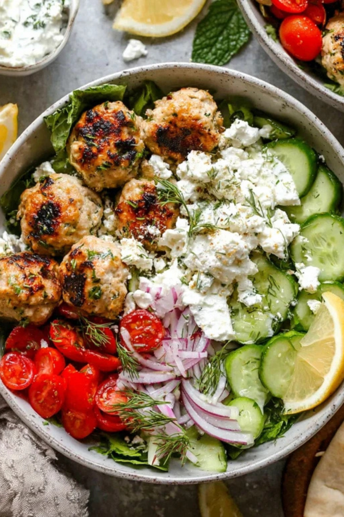 Greek Chicken Meatballs