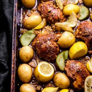 Lemon Balsamic Chicken and Potatoes