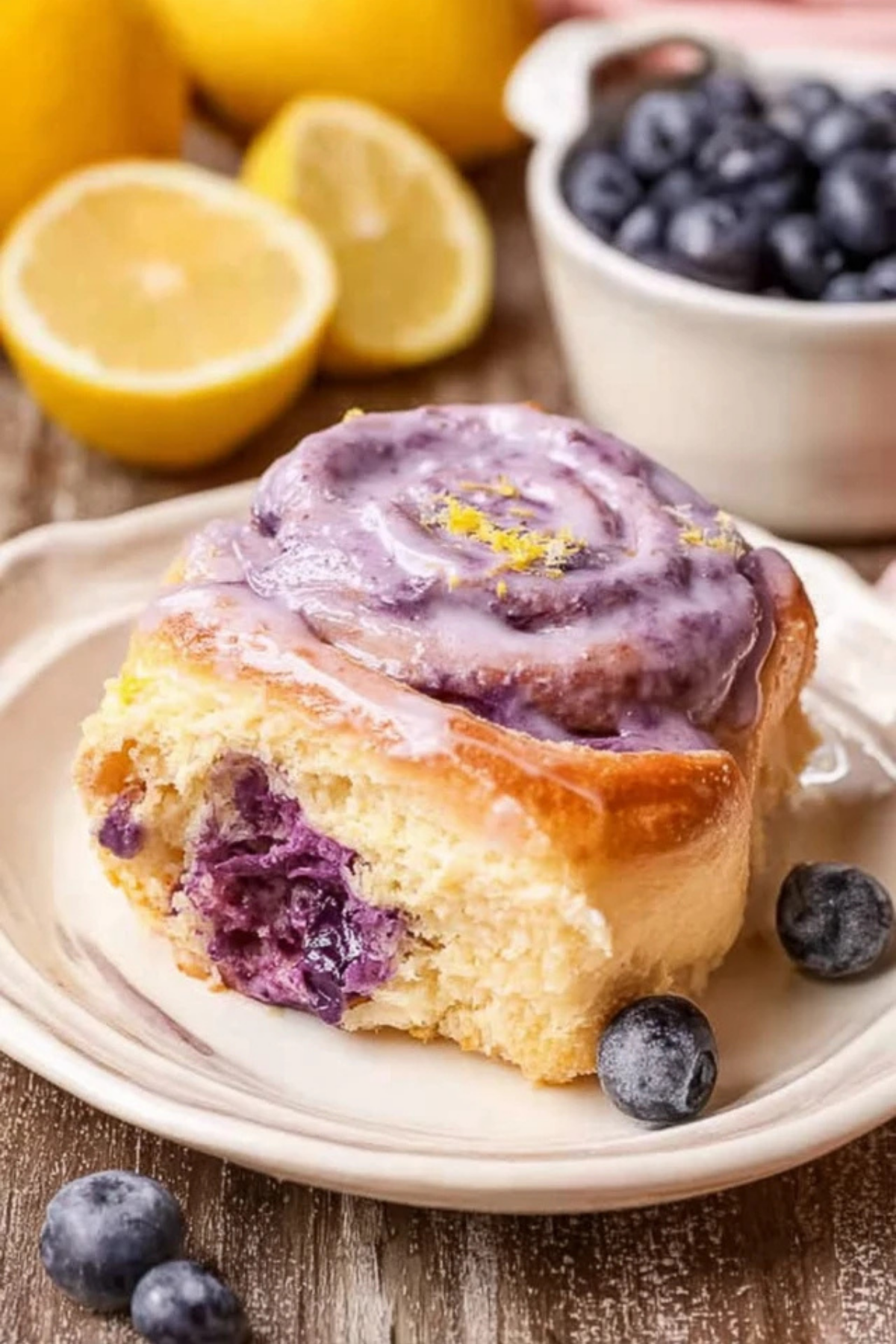 Lemon Blueberry Rolls