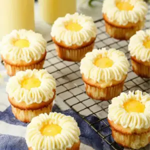 Lemon Stuffed Cupcakes