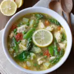 Lemony Chicken Soup with Spring Veggies