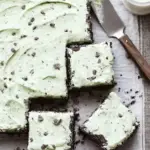 Mint Chocolate Chip Sheet Cake