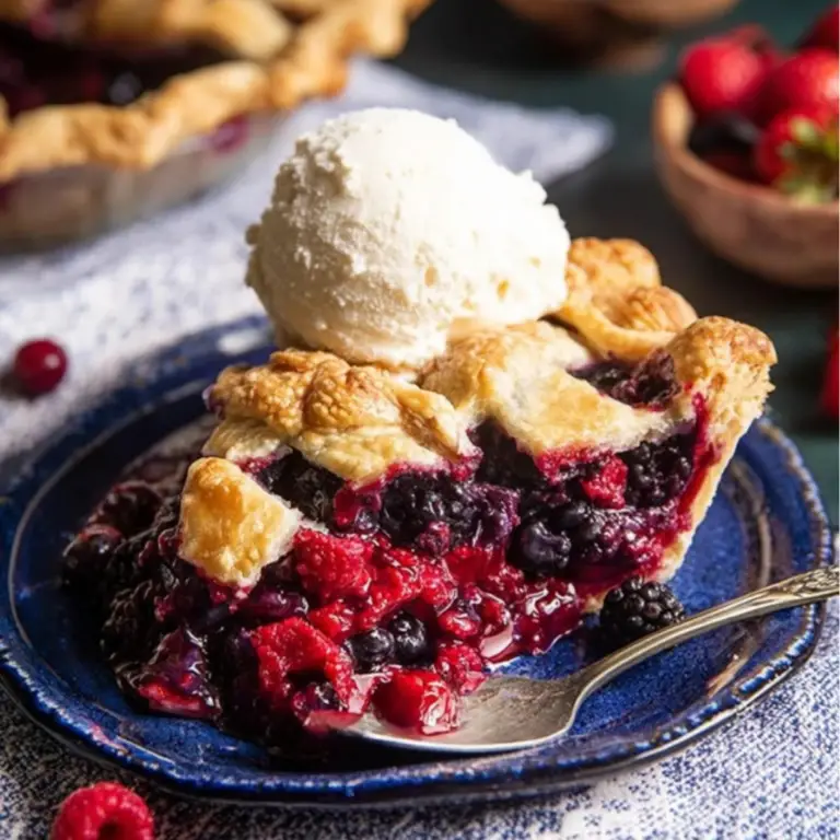 Mixed Berry Pie