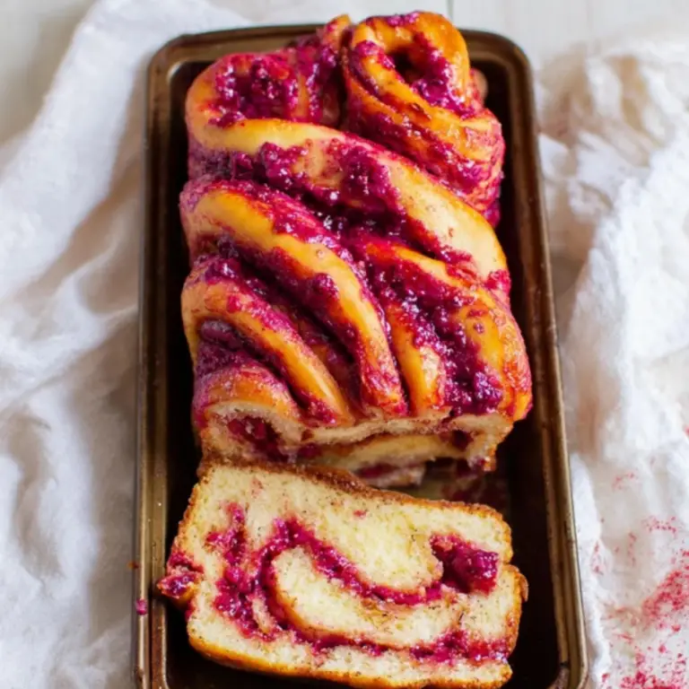Raspberry Swirl Brioche (1)