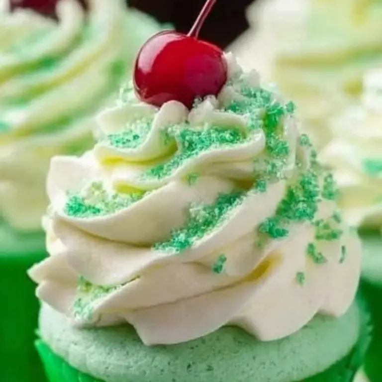 Shamrock Shake Cupcakes