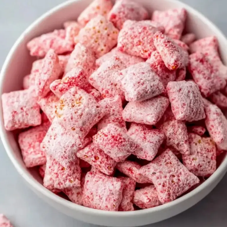 Strawberry Shortcake Puppy Chow