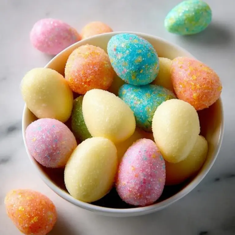 White Chocolate Easter Egg Candies