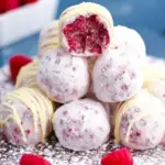 White Chocolate Raspberry Truffles