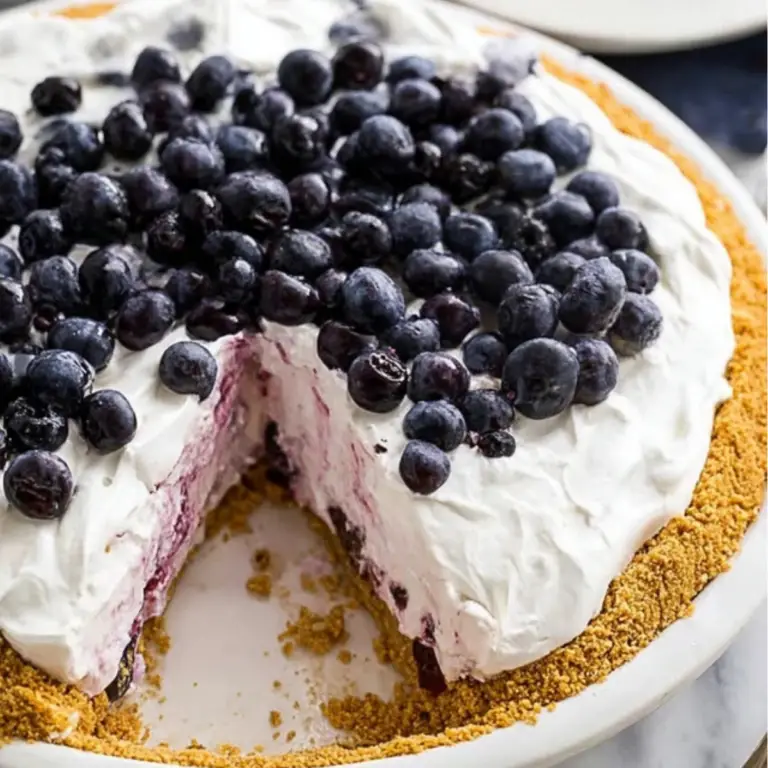 Blueberry Cream Cheese Pie