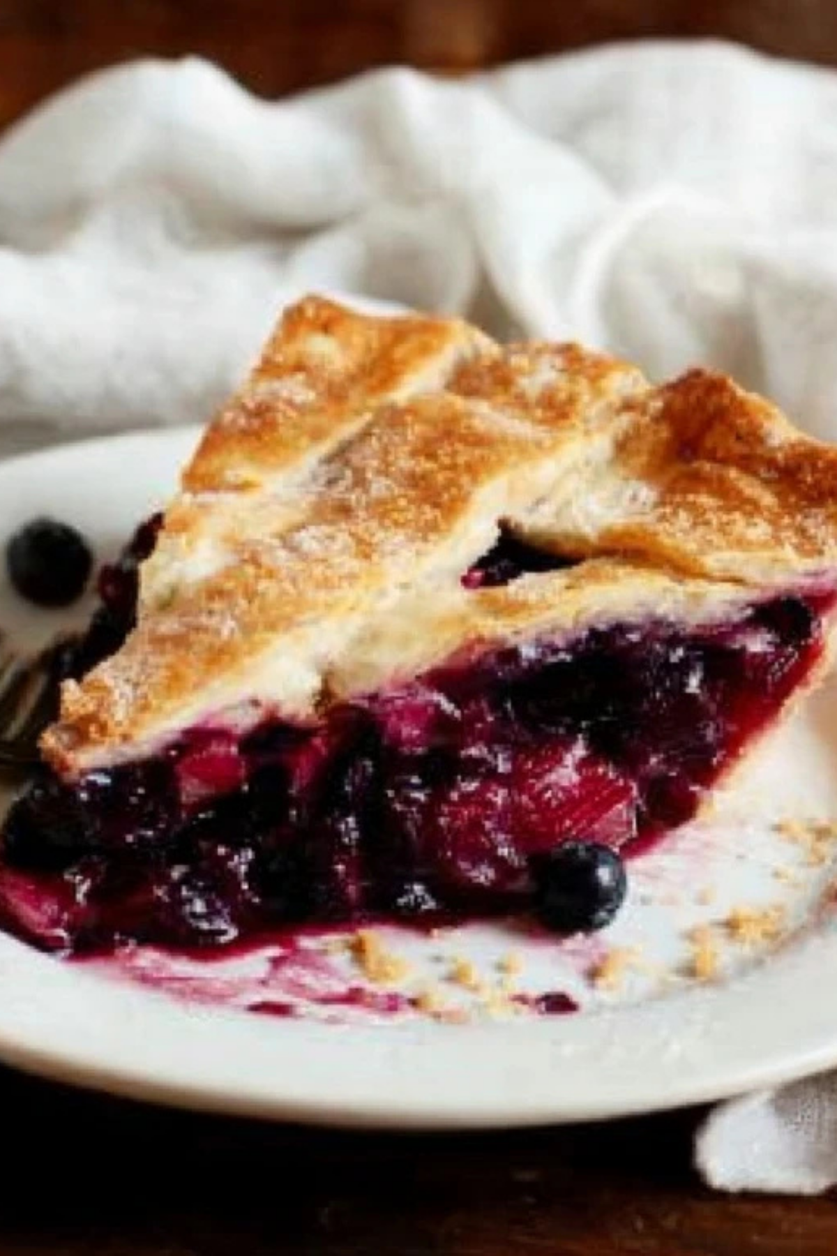 Blueberry Rhubarb Pie