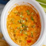 Buffalo Chicken Dip in a Crock Pot