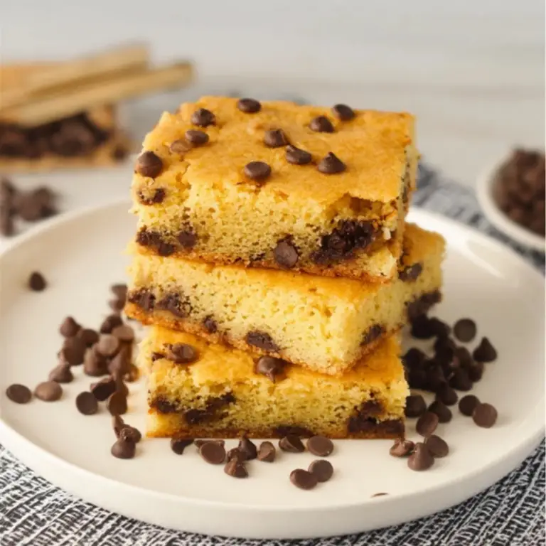 Cake Mix Chocolate Chip Cookie Bars