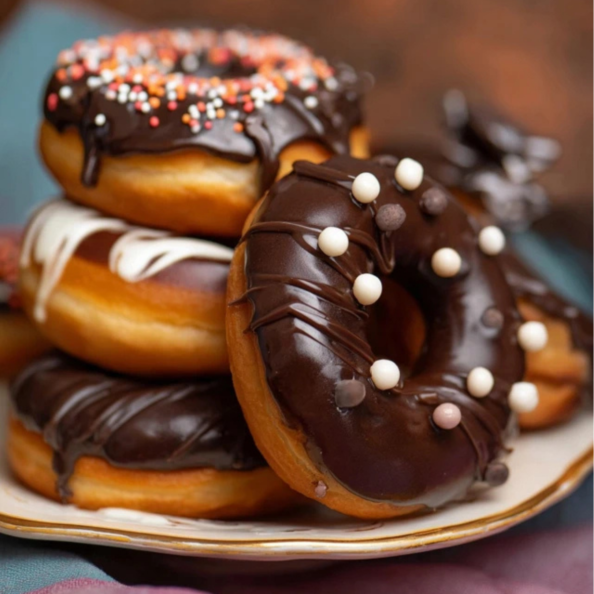 Chocolate Glazed Donuts