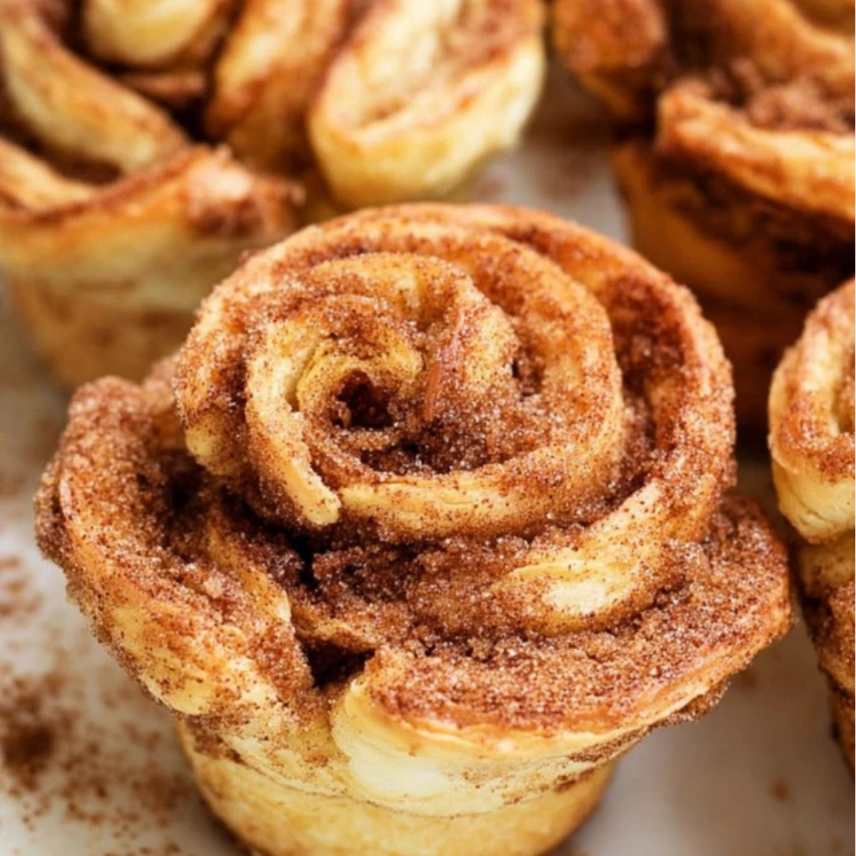 Cinnamon Sugar Cruffins