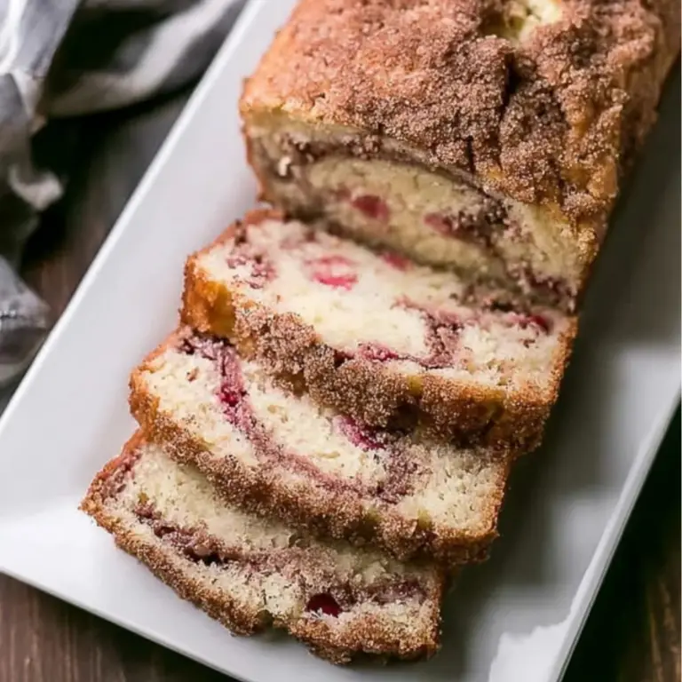 Cinnamon Swirl Rhubarb Bread