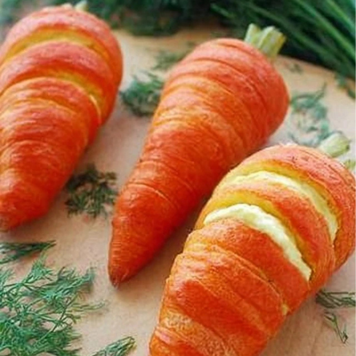 Crescent Roll Carrots