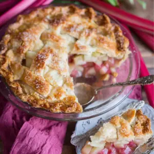 Fresh Rhubarb Pie