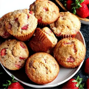 Fresh Strawberry Muffins