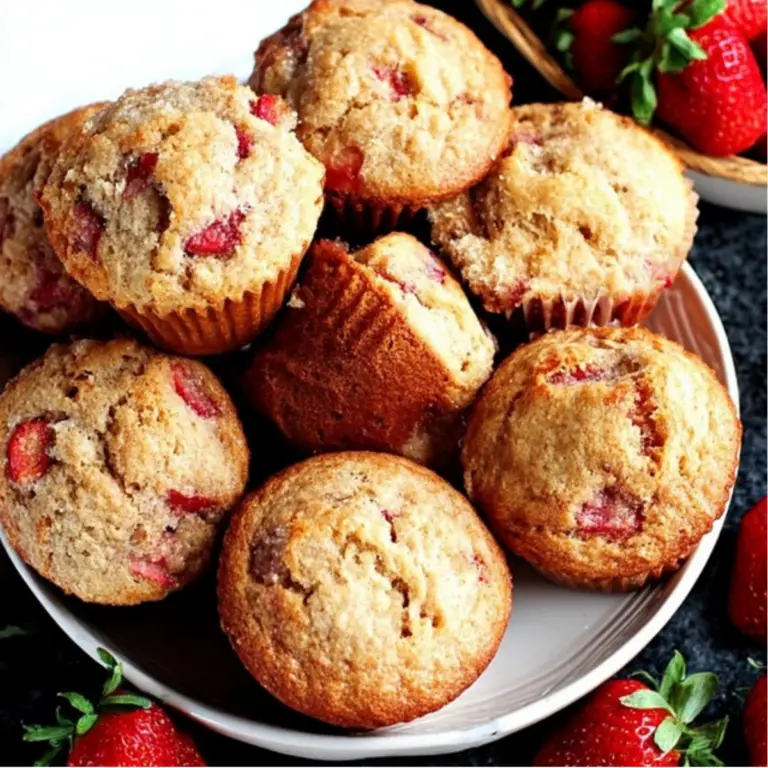 Fresh Strawberry Muffins