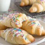 Funfetti Cheesecake Stuffed Crescent Rolls