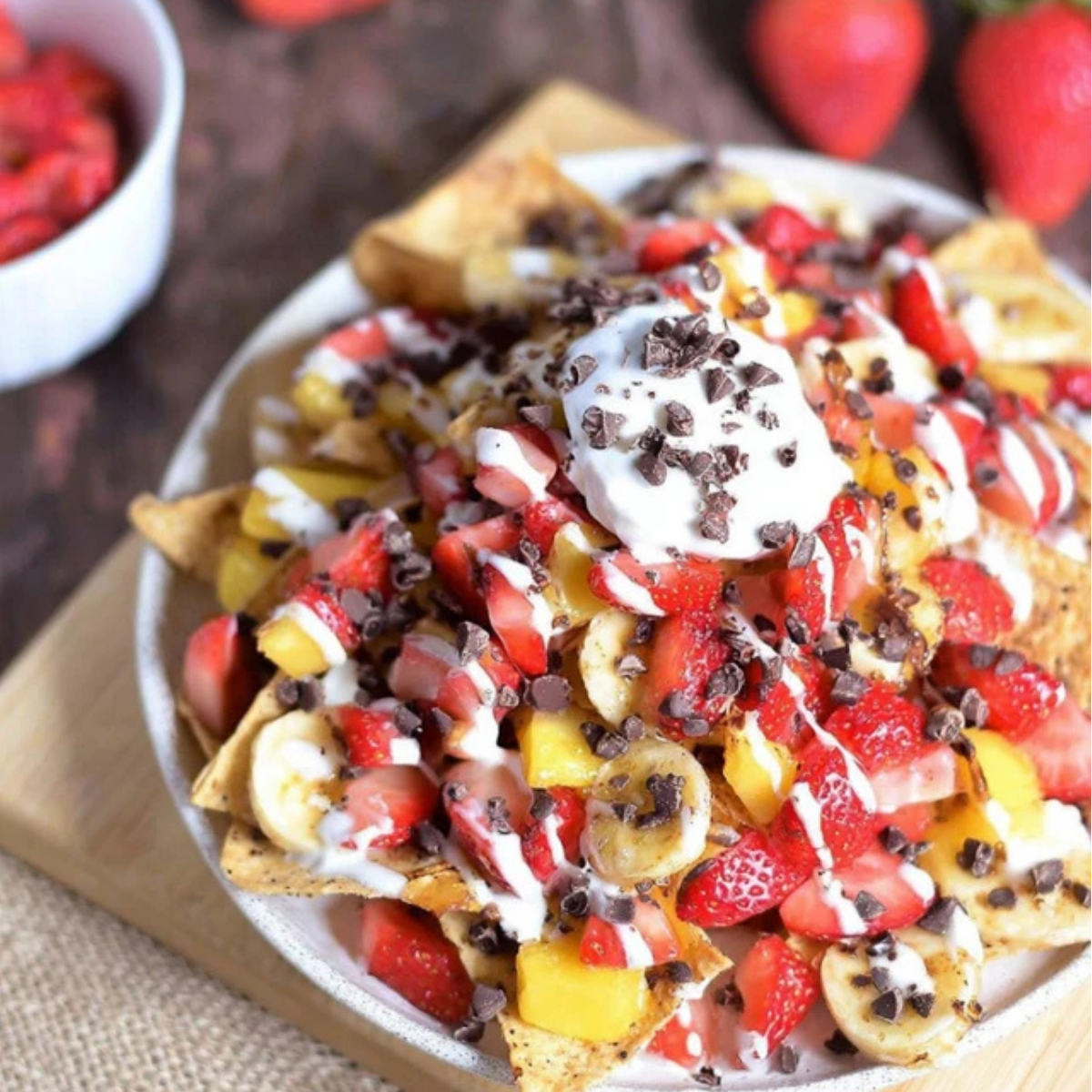 Grilled Dessert Nachos
