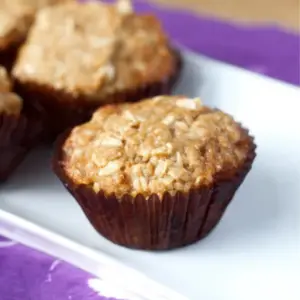 Maple Brown Sugar Oatmeal Muffins
