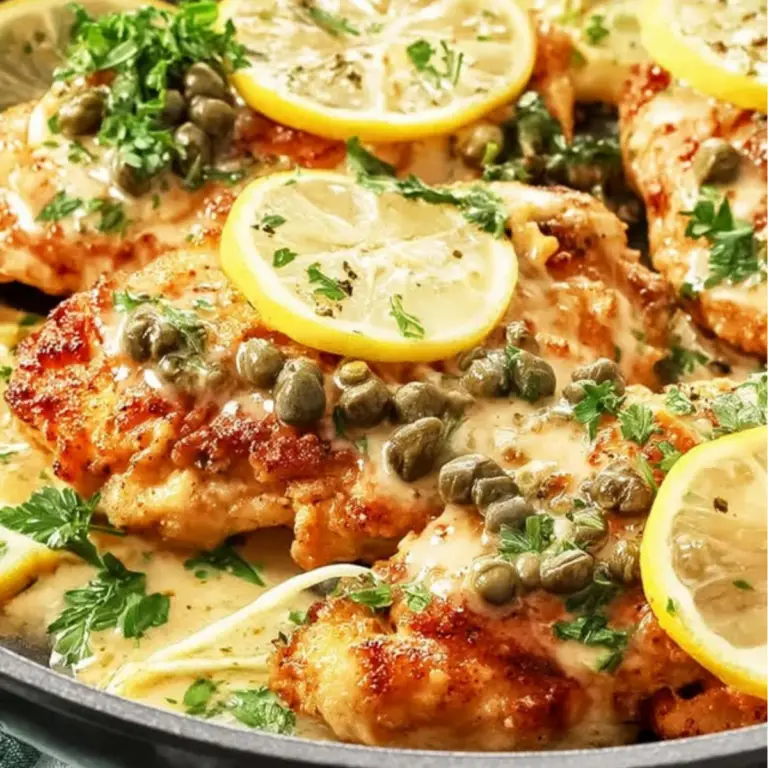 Mediterranean Style Chicken Piccata