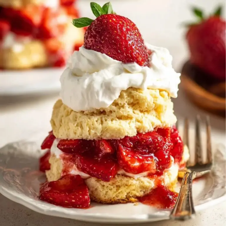 Old Fashioned Strawberry Shortcake