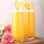 Peach Bellini Mocktail