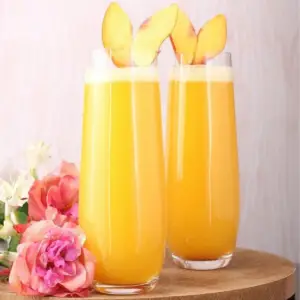 Peach Bellini Mocktail