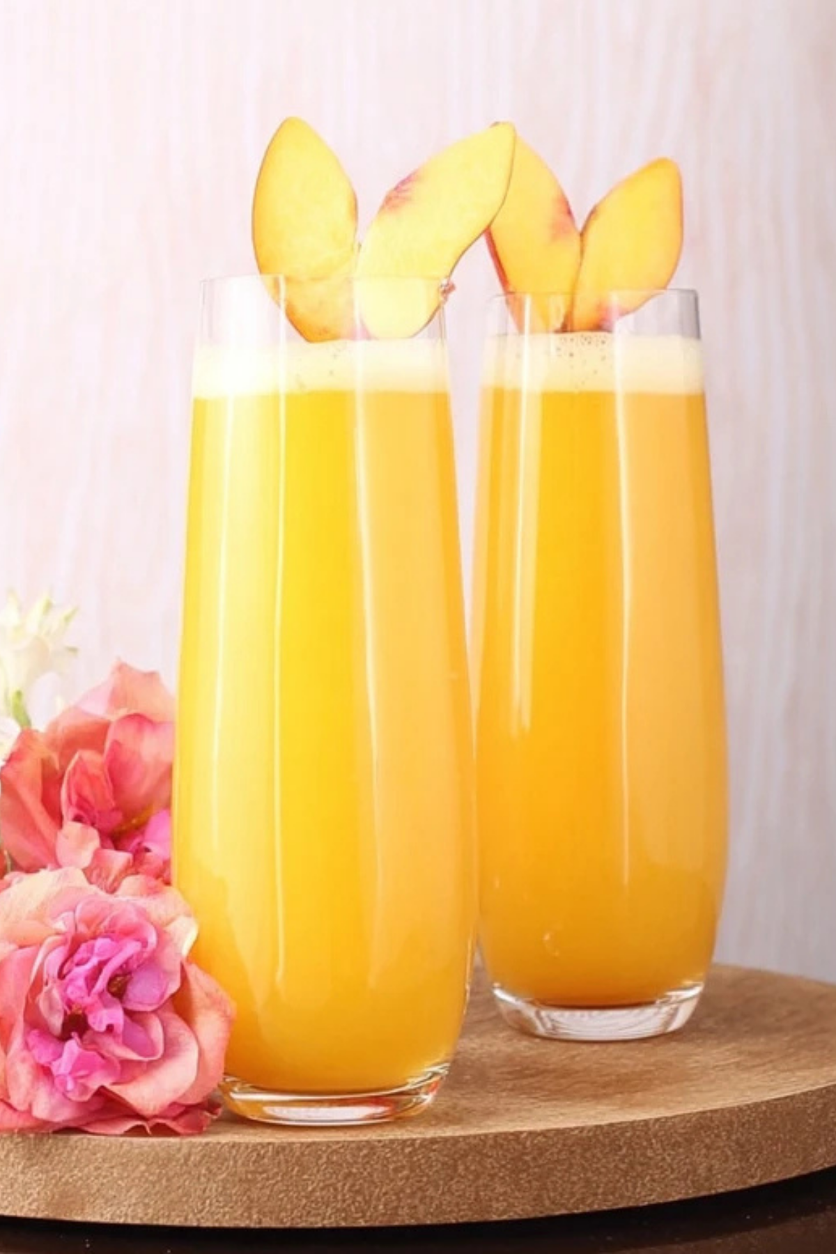 Peach Bellini Mocktail